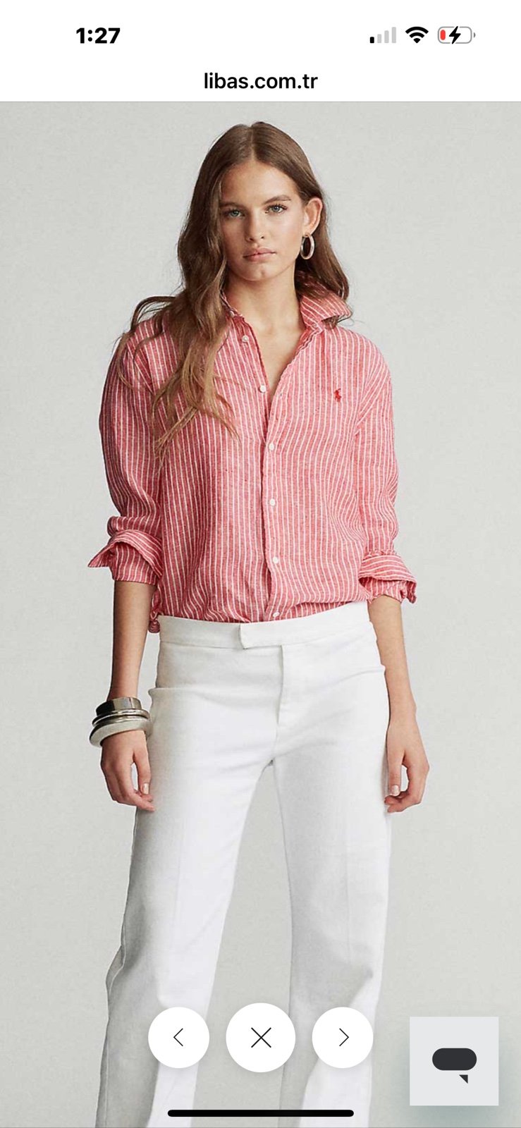 Polo Ralph Lauren LINEN relaxed fit shirt