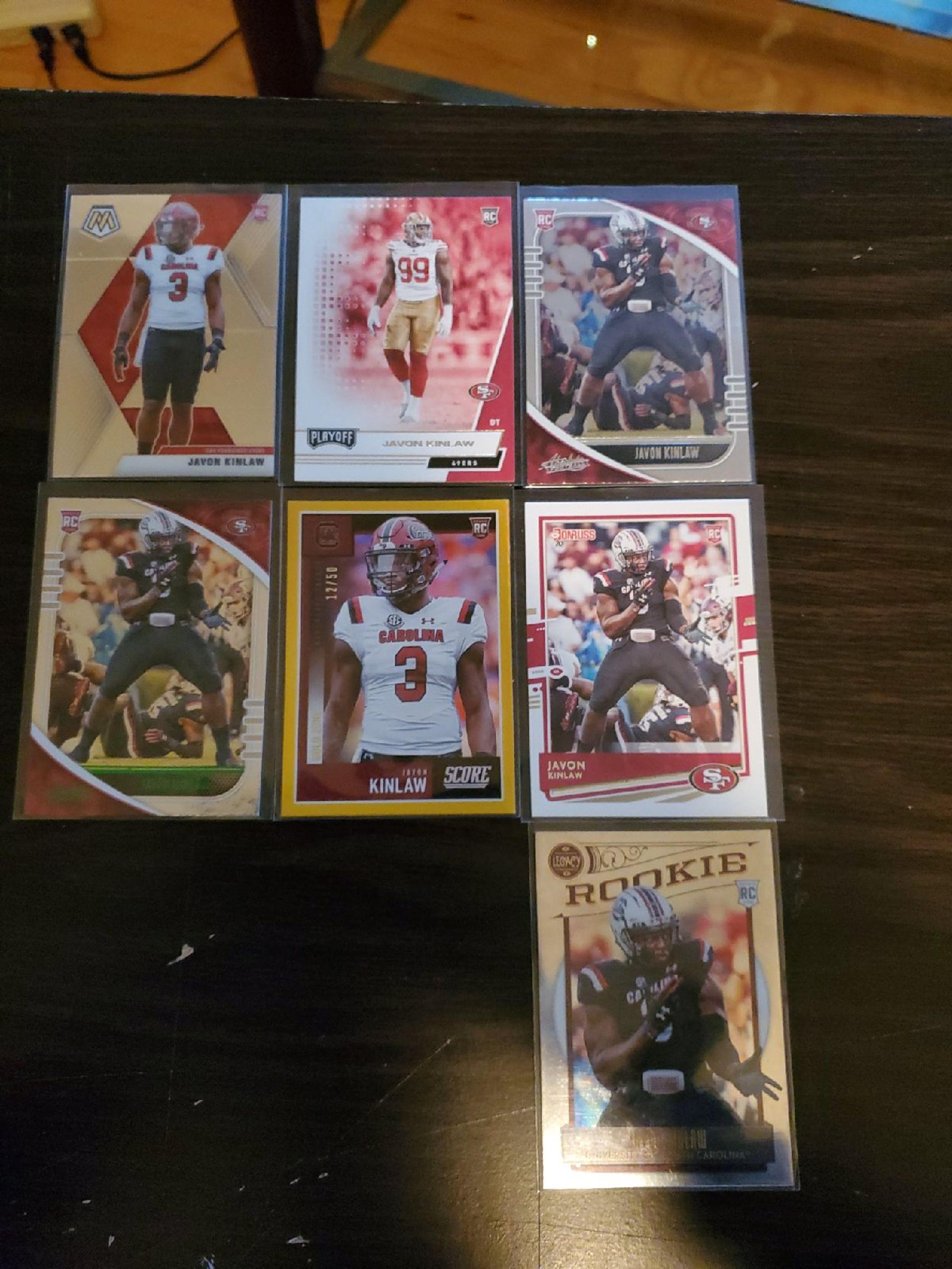 2020 mosaic football JAVON KINLAW LOT 7