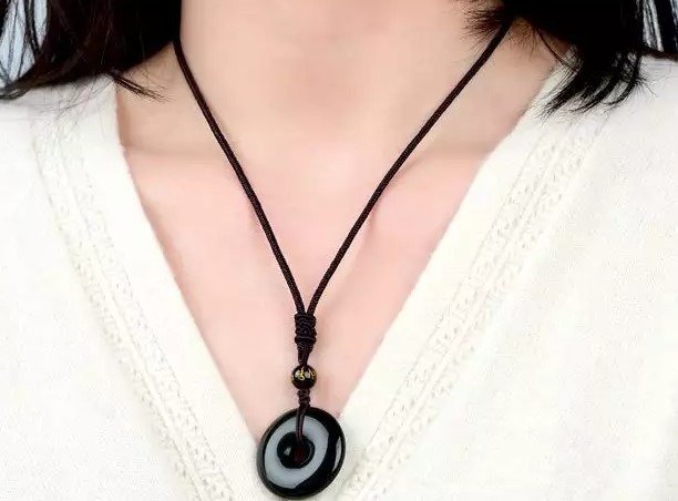 Black Obsidian Spiritual Grounding Energy Protection Crystal Obsidian Necklace