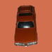 Vintage 1971 Matchbox Oldsmobile Vista Cruiser Station Wagon Orange Dogs Back