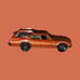 Vintage 1971 Matchbox Oldsmobile Vista Cruiser Station Wagon Orange Dogs Back