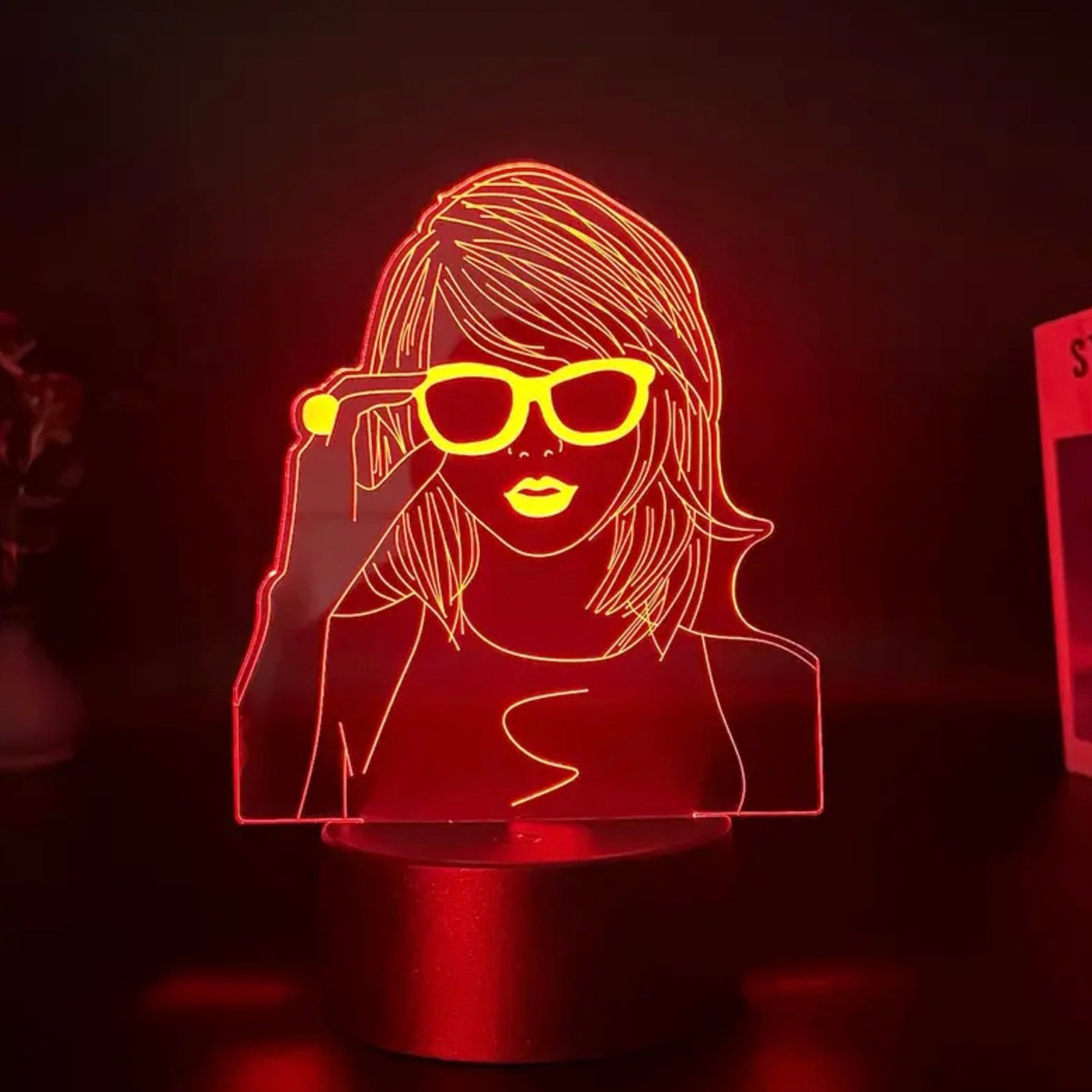 Taylor Swift Inspired Multicolor Night Light