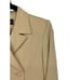 Vintage Bisou Bisou 2 Piece Pant Suit Womens Size 4 Modern XS Beige Straight Leg