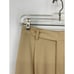 Vintage Bisou Bisou 2 Piece Pant Suit Womens Size 4 Modern XS Beige Straight Leg