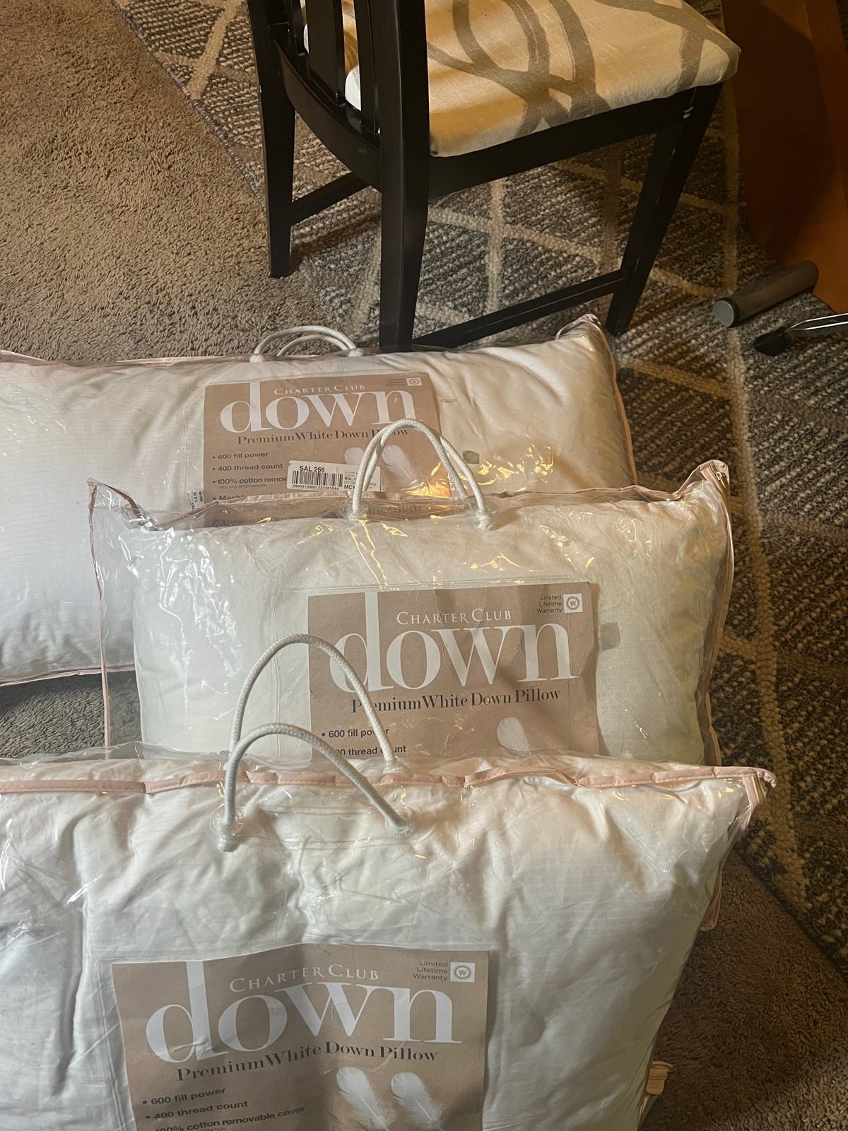 Charter 360 Down charter charter Club MediumDensity and heavy Pillows,bundle