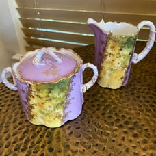Vintage Sugar and Creamer Set