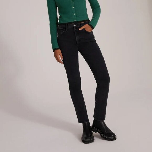New! Favorite Daughter The Erin High Rise Slim Straight Jeans