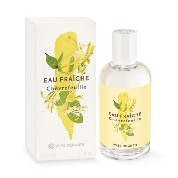 YVES ROCHER EAU FRAICHE CHEVREFEUILLE (FLORAL FRESH) EDC SPRAY 100 ml. NEW