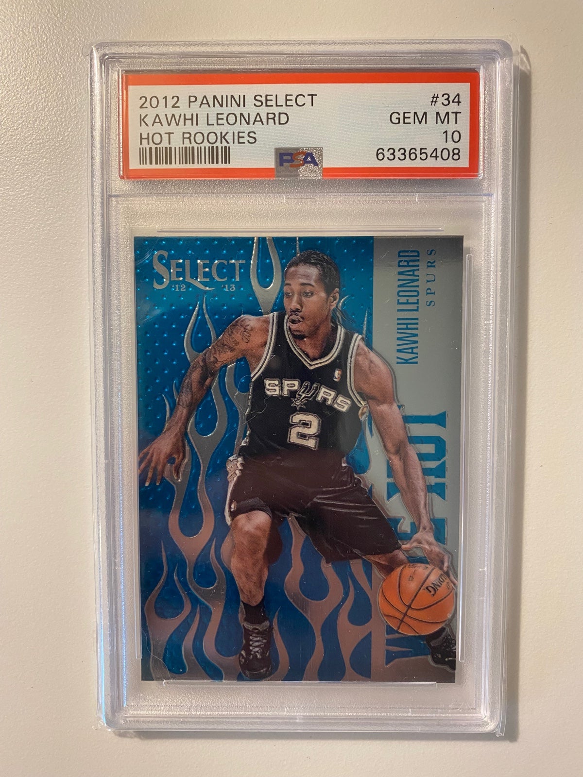 2012 Panini Select Kawhi Leonard White Hot Rookies PSA 10