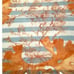 Madame Coco Printed Blue Earth Beach Turkish Cotton Towel 27” x 56” Set Of 2