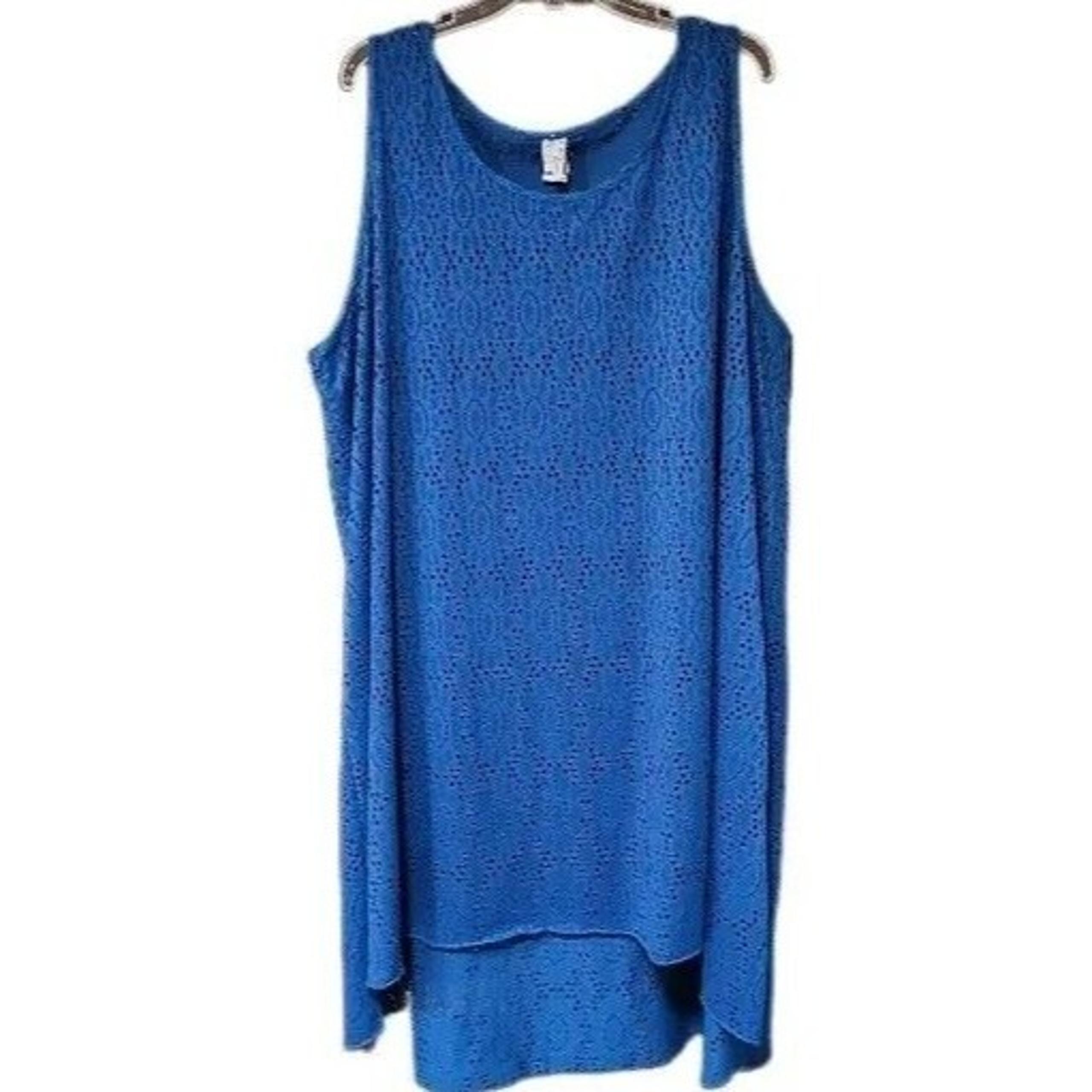 Profile by Gottex Women's Plus-Size Tutti Frutti Hi Low Crochet Cover Up