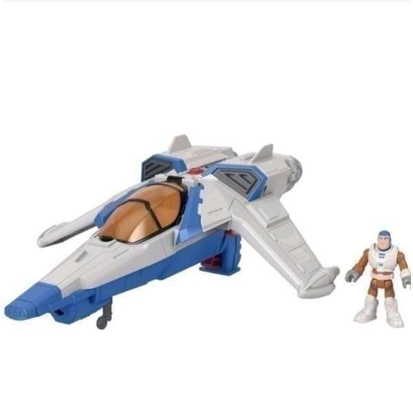 Fisher-price imaginext disney pixar lightyear lights&sounds spaceship buzz set