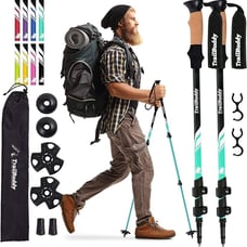 Trekking Poles - Lightweight, Collapsible Hiking Poles for Backpackin