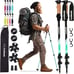 Trekking Poles - Lightweight, Collapsible Hiking Poles for Backpackin