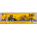 CAT Caterpillar CT660 Day Cab Tractor Yellow with Lowboy Trailer and CAT 163H