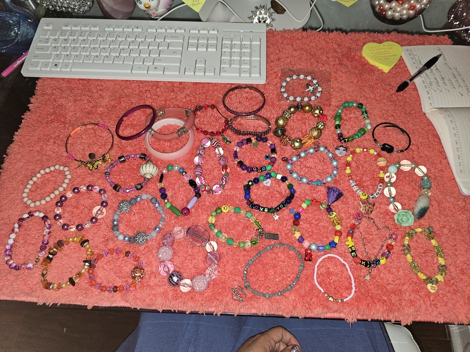 32 bracelets jewelry lot