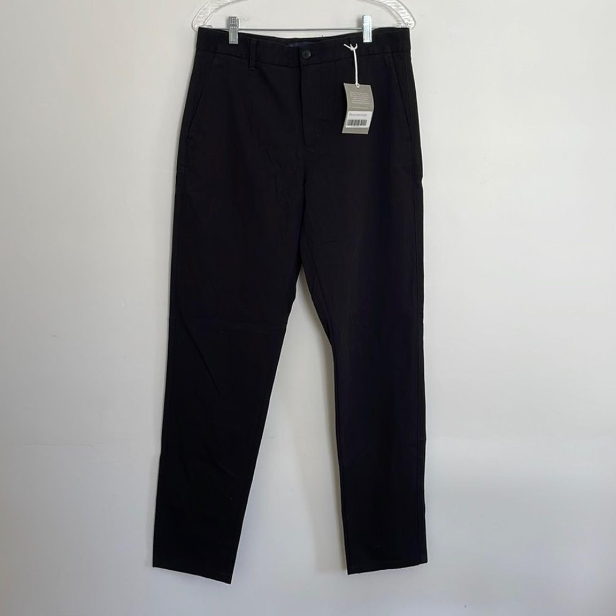 NWT Everlane Mens Straight Fit Black Pants Waist 32