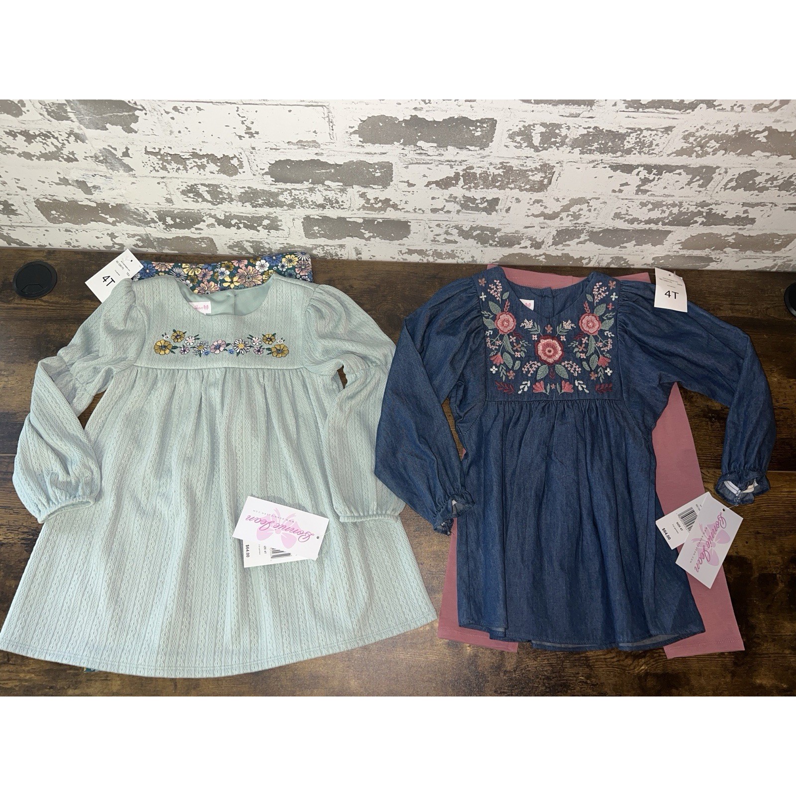 NWT! Lot of 4 Bonnie Jeans Outfit Sets - Size 4T - see photos 128