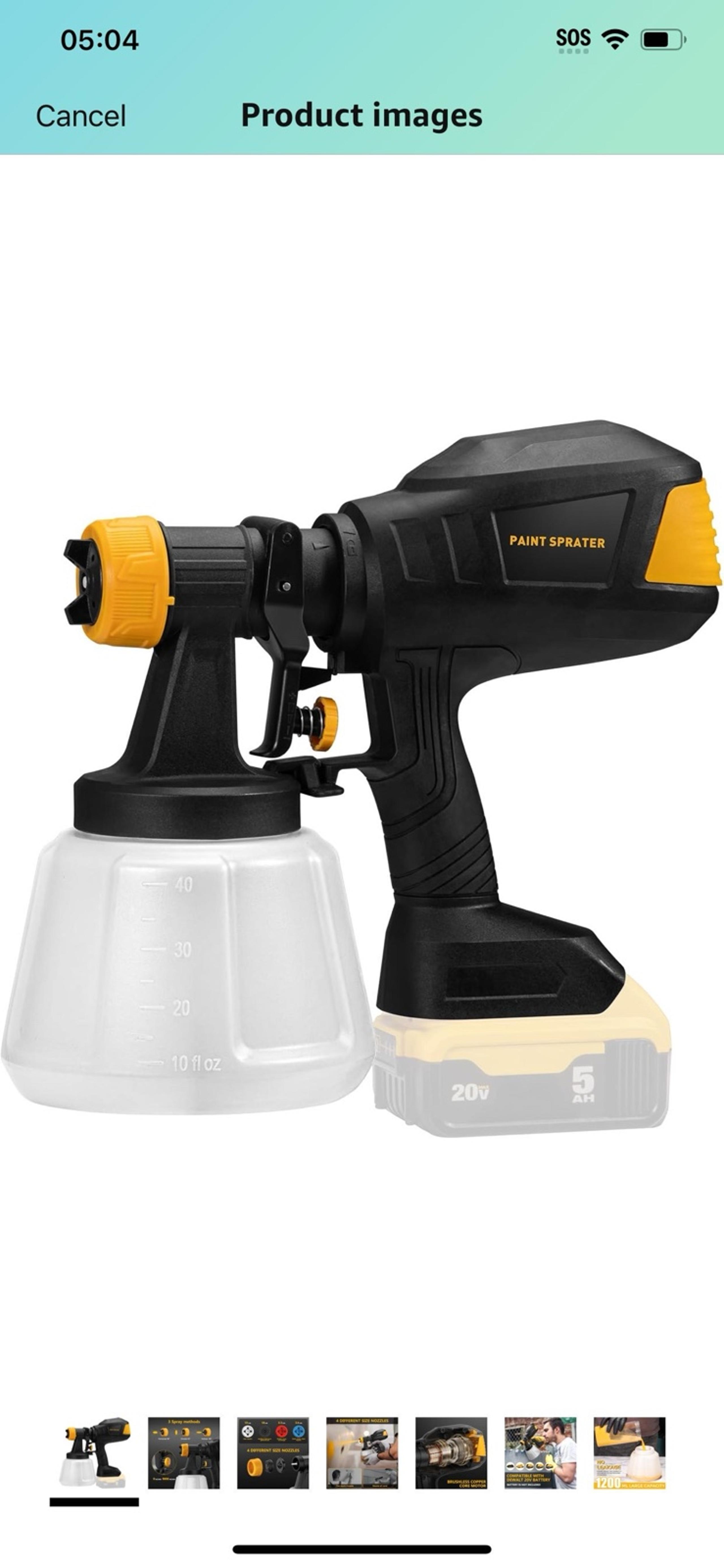 Brushless Cordless Paint Sprayer