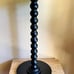 Round Side Table, Small Drink Table for Small Spaces Black
