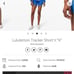 Lululemon Tracker Short V *4” Size 2 In Wild Bluebell