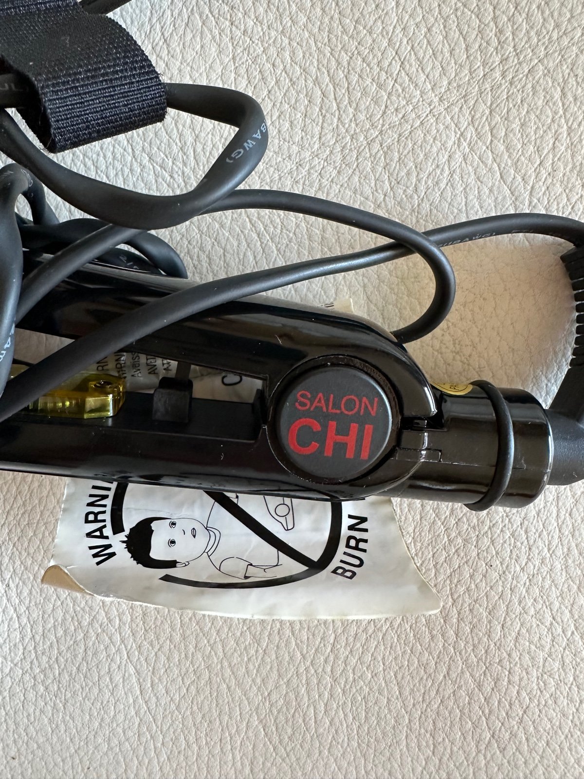 SALE. Salon CHI Ceramic Titanium Hairstyling Iron 0.5 inches.Used ,like new.