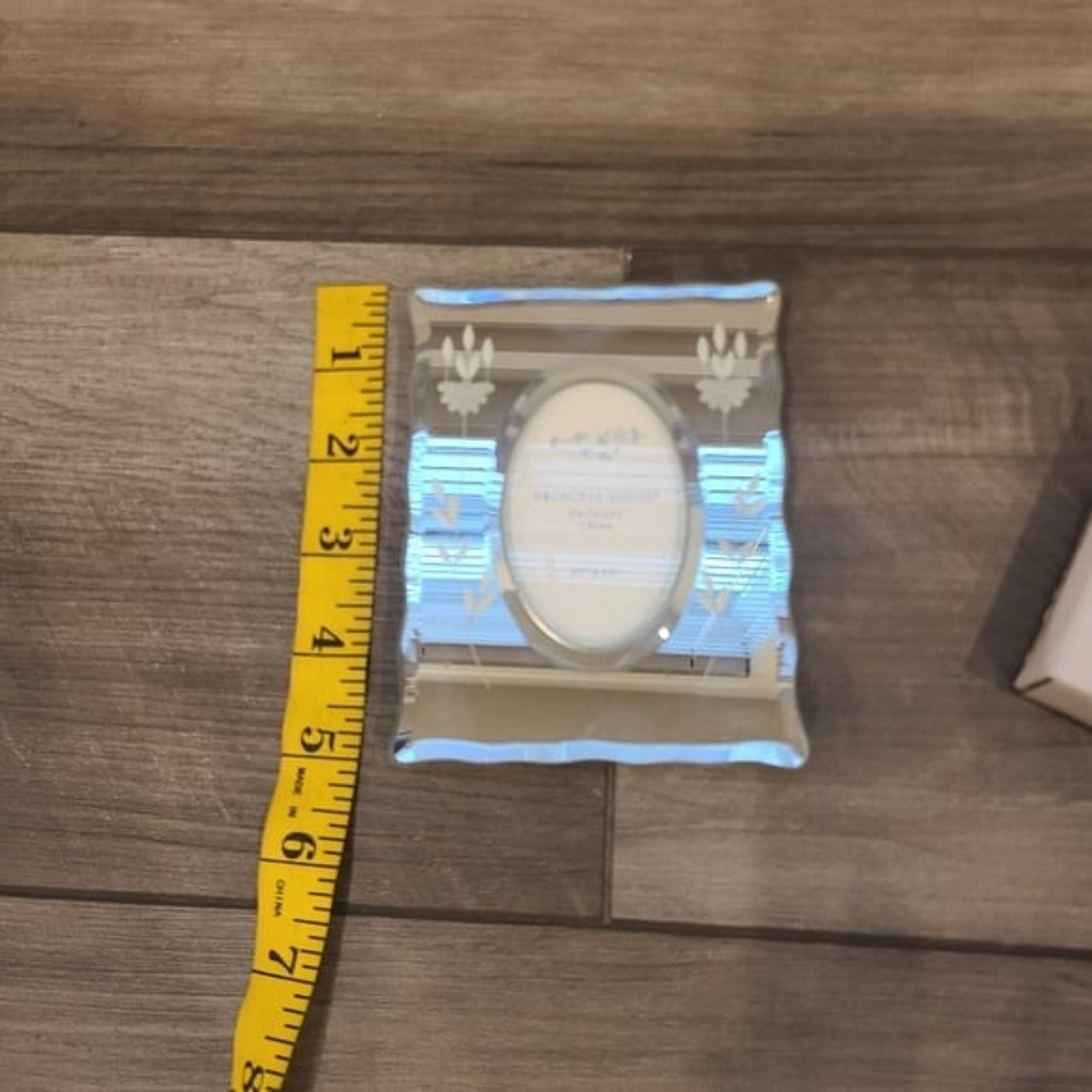 Vintage Princess House Glass Picture Frame