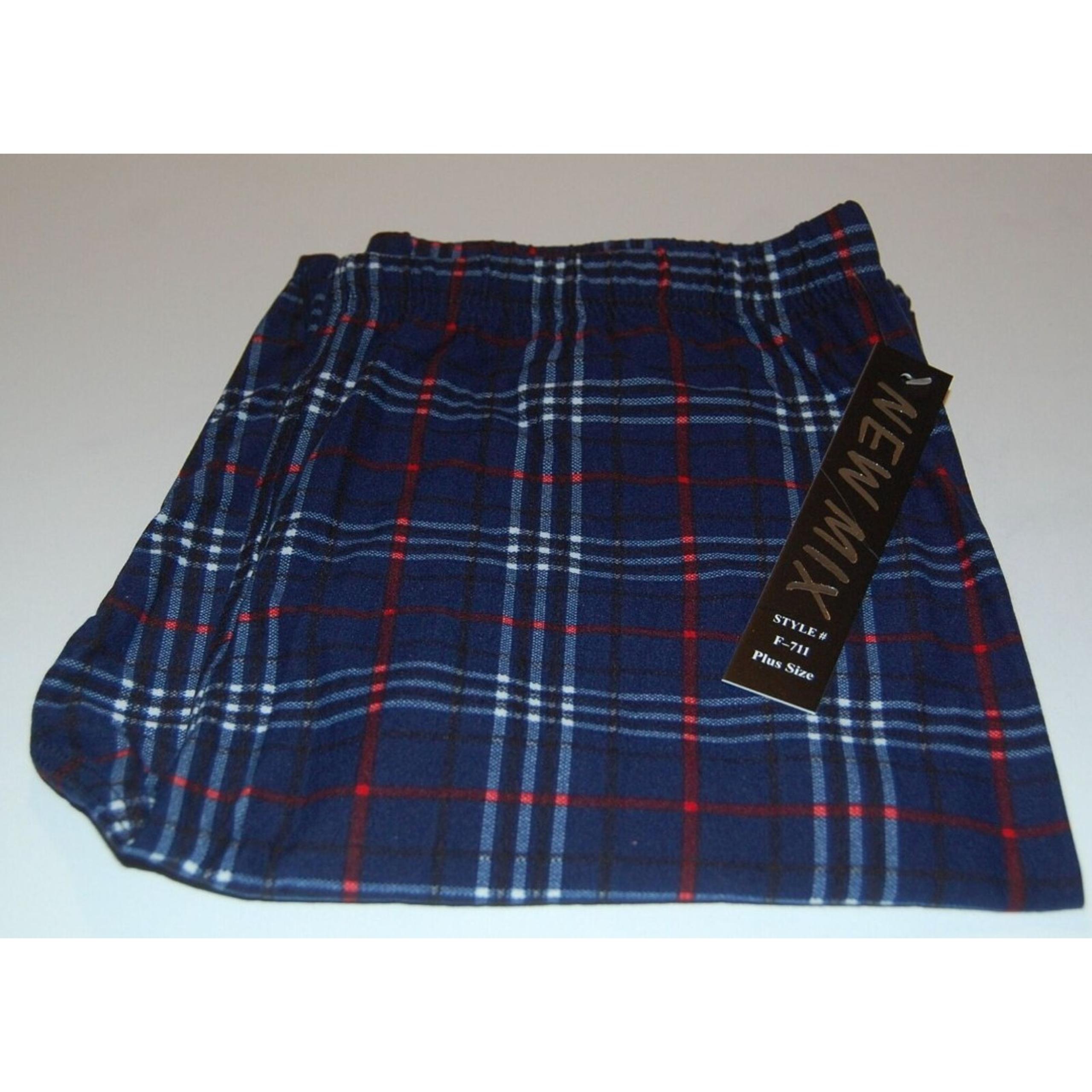 X-PLUS Womens New Mix Plaid Buttery Soft Womens Red Blue Plaid Leggings