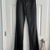 Faux Leather High Waisted Flare Pants