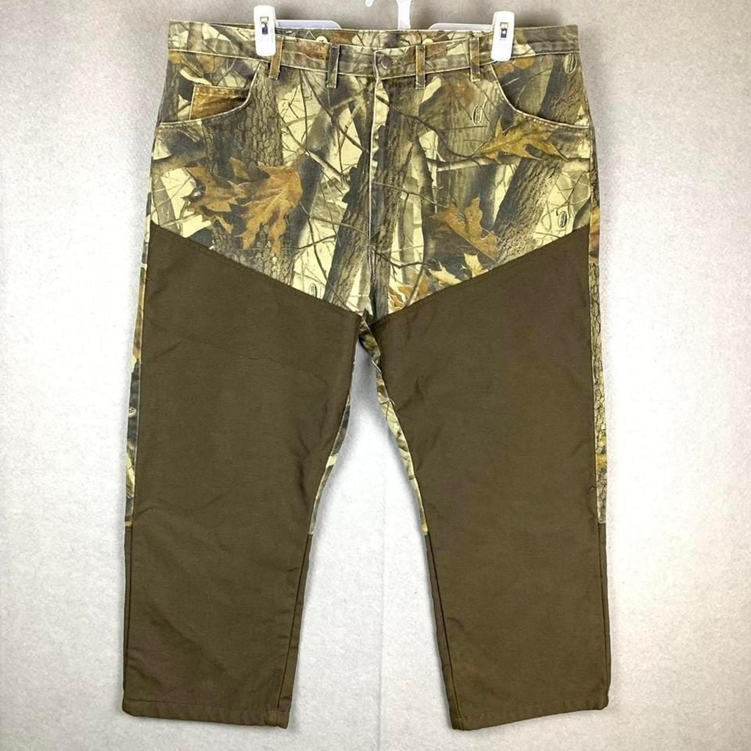 Vintage Wrangler Pro Gear RealTree ATG Double Knee Jeans Baggy Men's Size 42x30