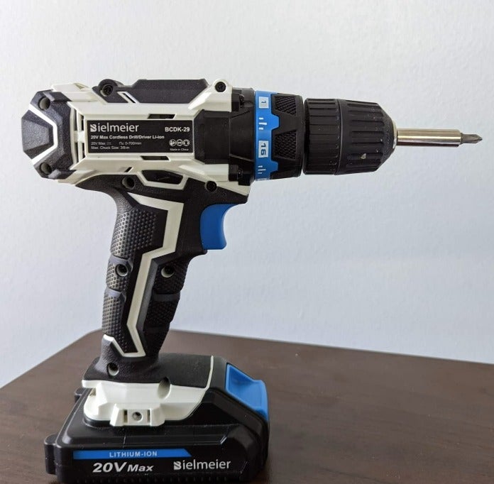 20V MAX Cordless Drill Set, Power drill kit with Lithium-Ion and charger