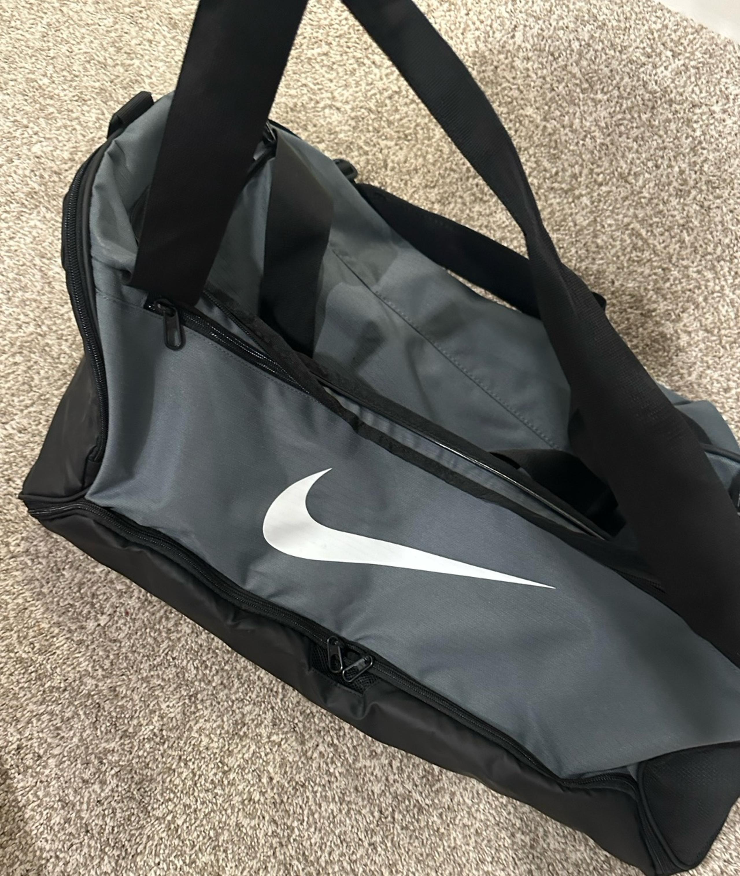 Nike Gray Duffle Bag