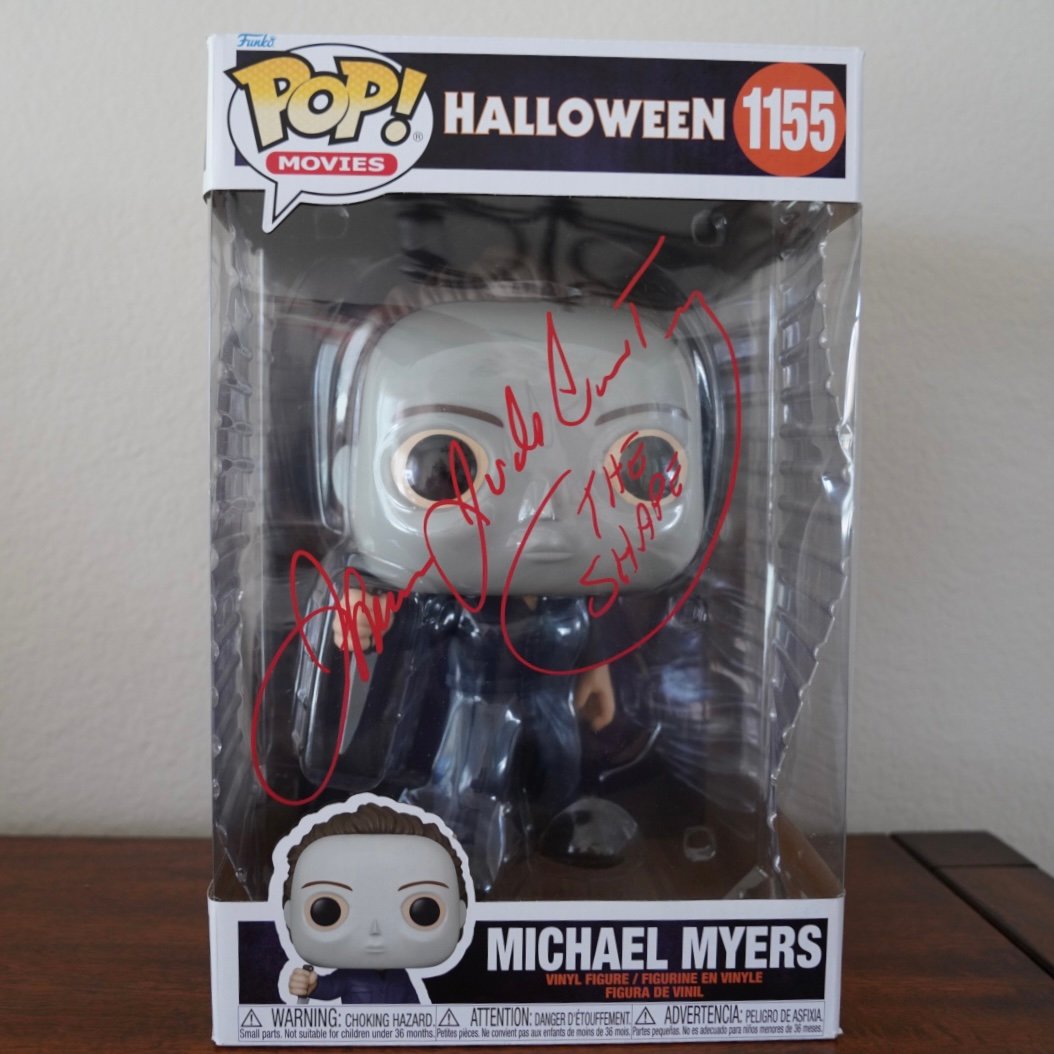 SIGNED Funko Michael Myers Jumbo Pop!