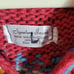 Signature Imports Size Large Wool Chunky Knit Tunic Sweater Wood Buttons Red