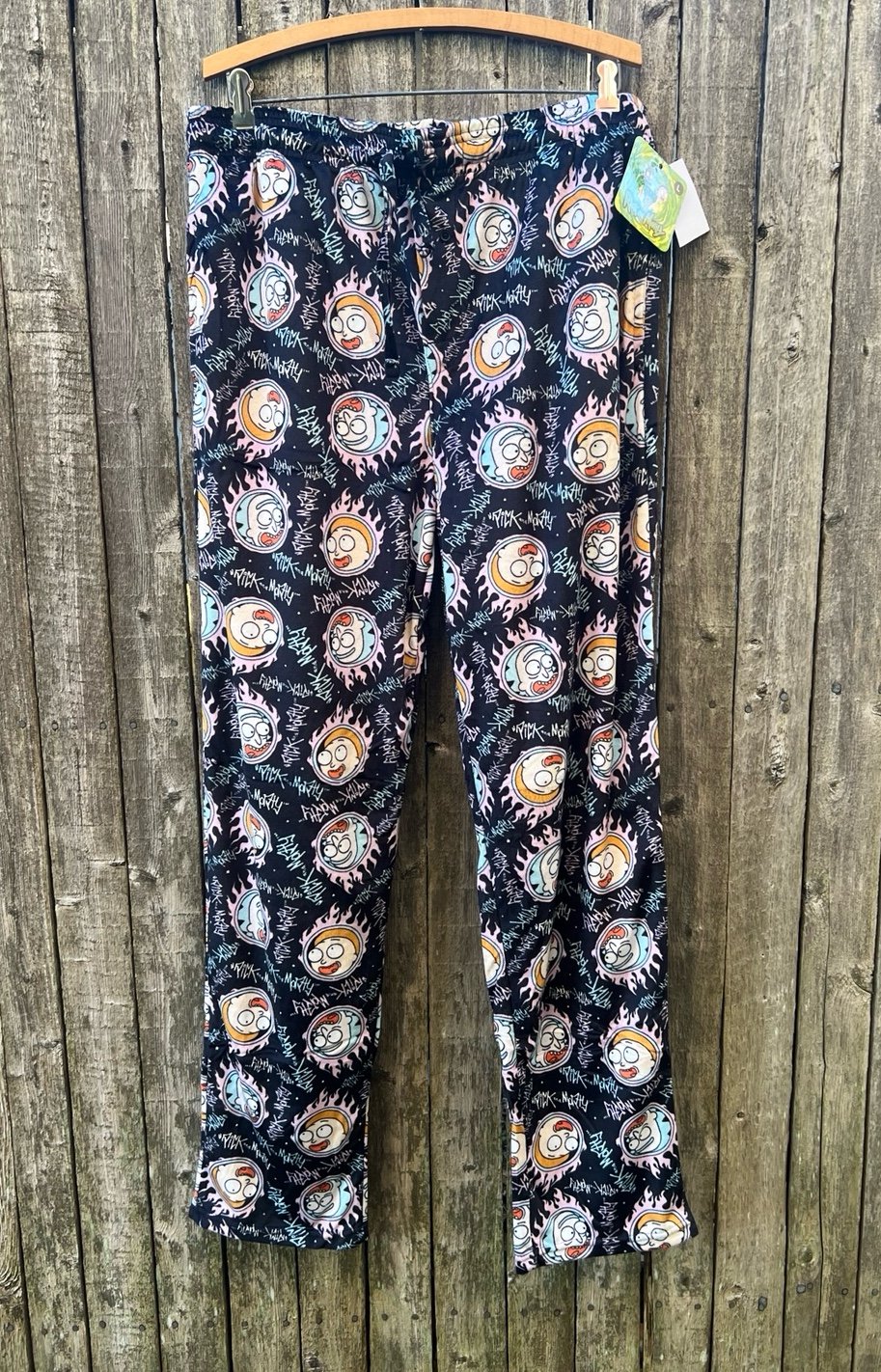 Officially licensed Rick And Morty Black pajama Lounging pants Large