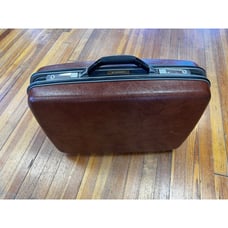 Vintage 1970's Samsonite Silhouette Series 22 Small Rolling Suitcase with Key