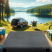 Kingfun 3 Inch CertiPUR-US Memory Foam Camping Mattress, Waterproof Roll up