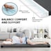 Kingfun 3 Inch CertiPUR-US Memory Foam Camping Mattress, Waterproof Roll up