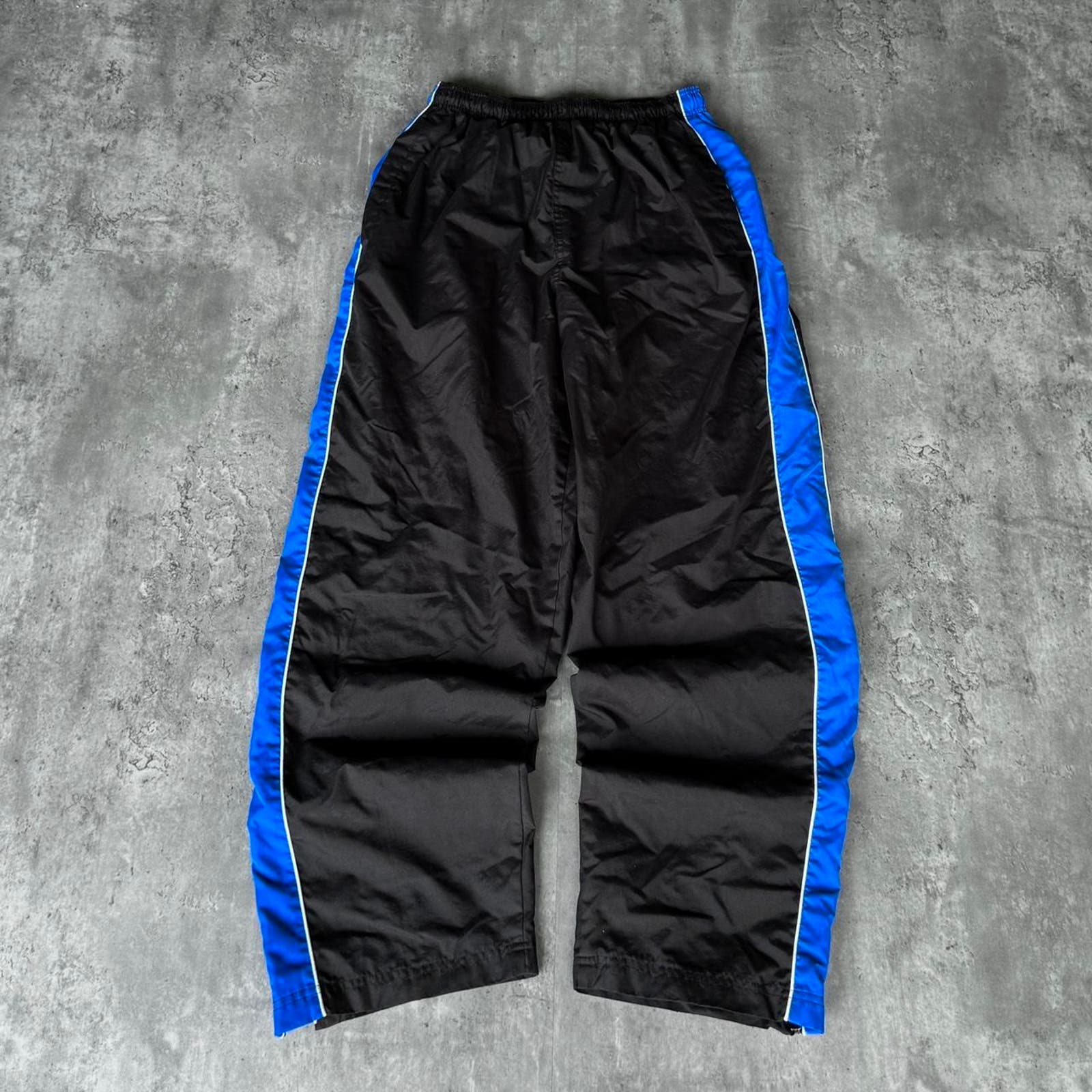 Vintage Y2K Baggy Skater Technical Drill Cyber Grunge Sweatpants Trackpants