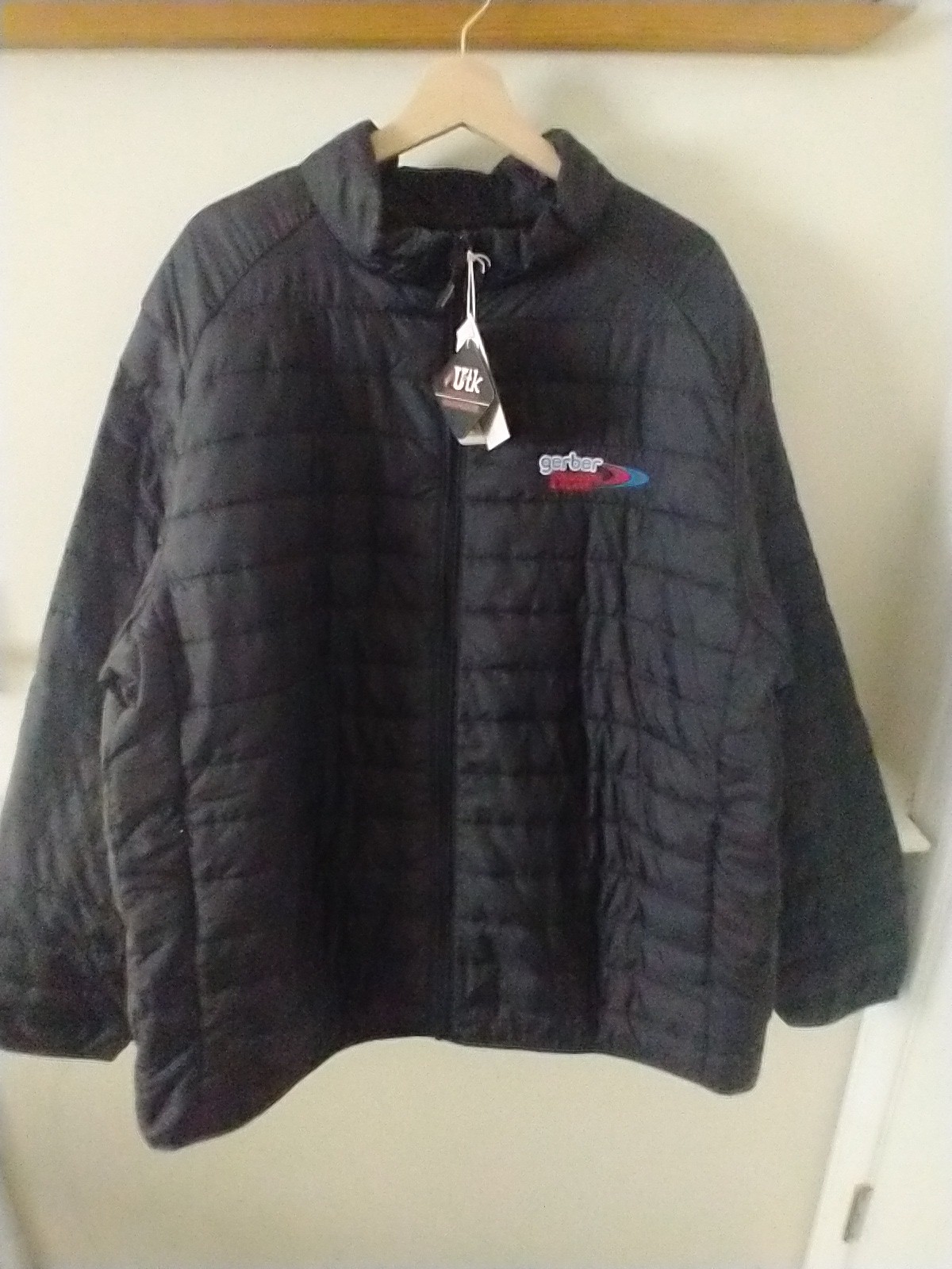NEW CORE365 Men's Warm Logik Packable Puffer Jacket Sz 2XL Classic Black Zip Up
