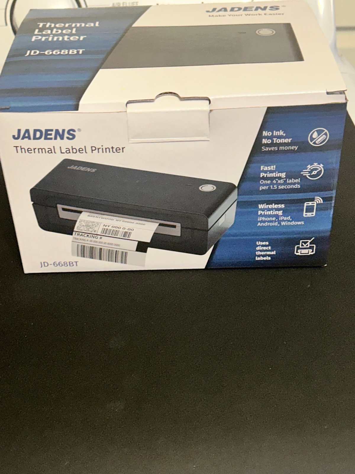 Jaden’s thermal label printer