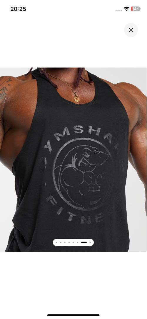 Gym Shark Tank Top, Brand New and Unopened, Black, Size M