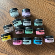 Modelones acrylic powder and two gel polish