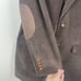 Vtg Ralph Lauren Mens Corduroy Jacket Blazer 42L Brown Elbow Patches Equestrian