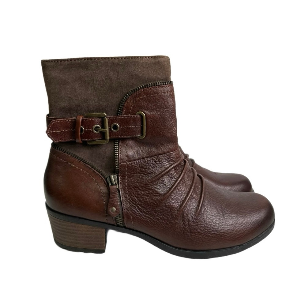 Earth Origins Women’s Boots sz 11 Dolly Leather Bootie #M246
