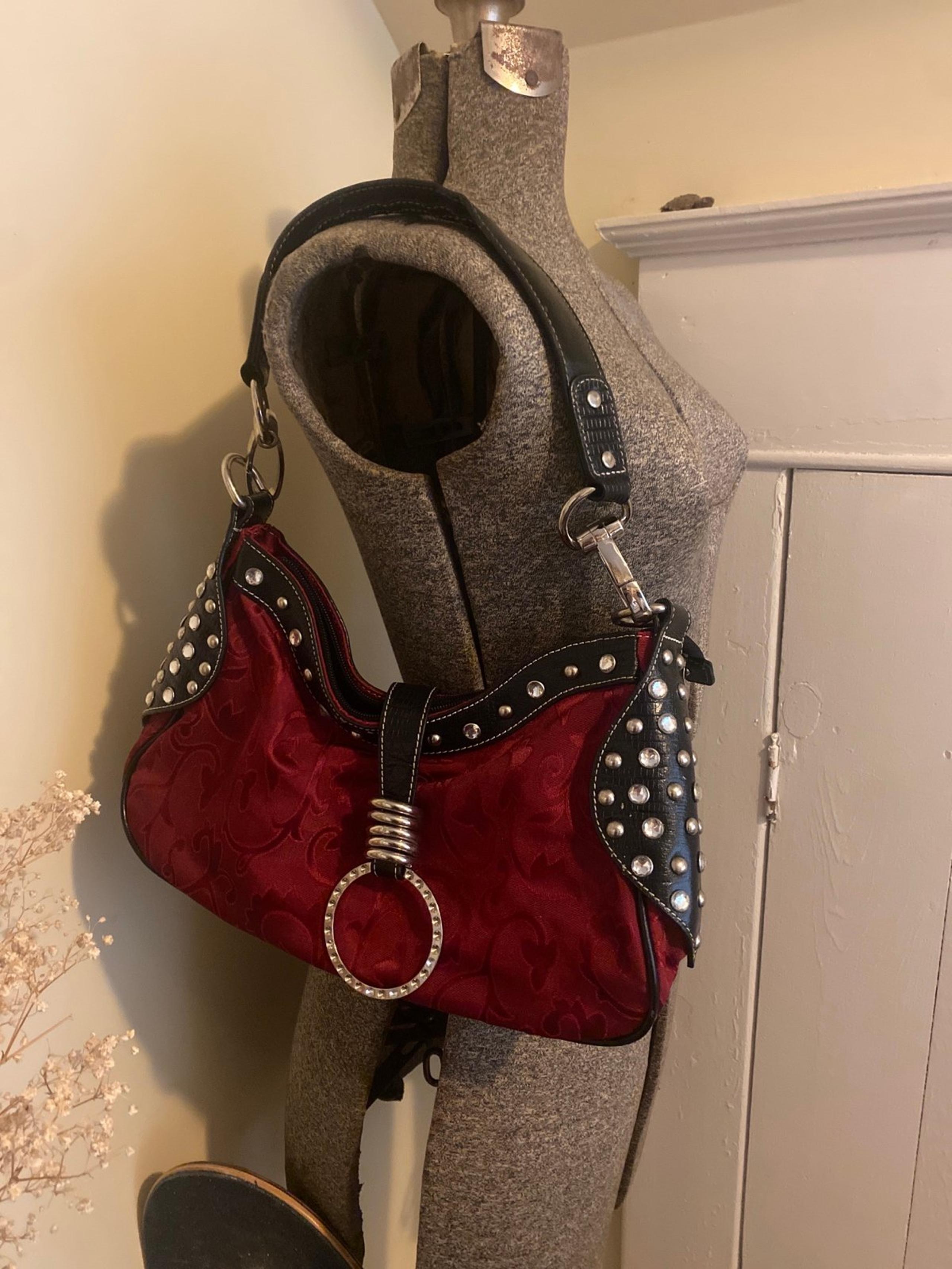 Red bedazzled Purse