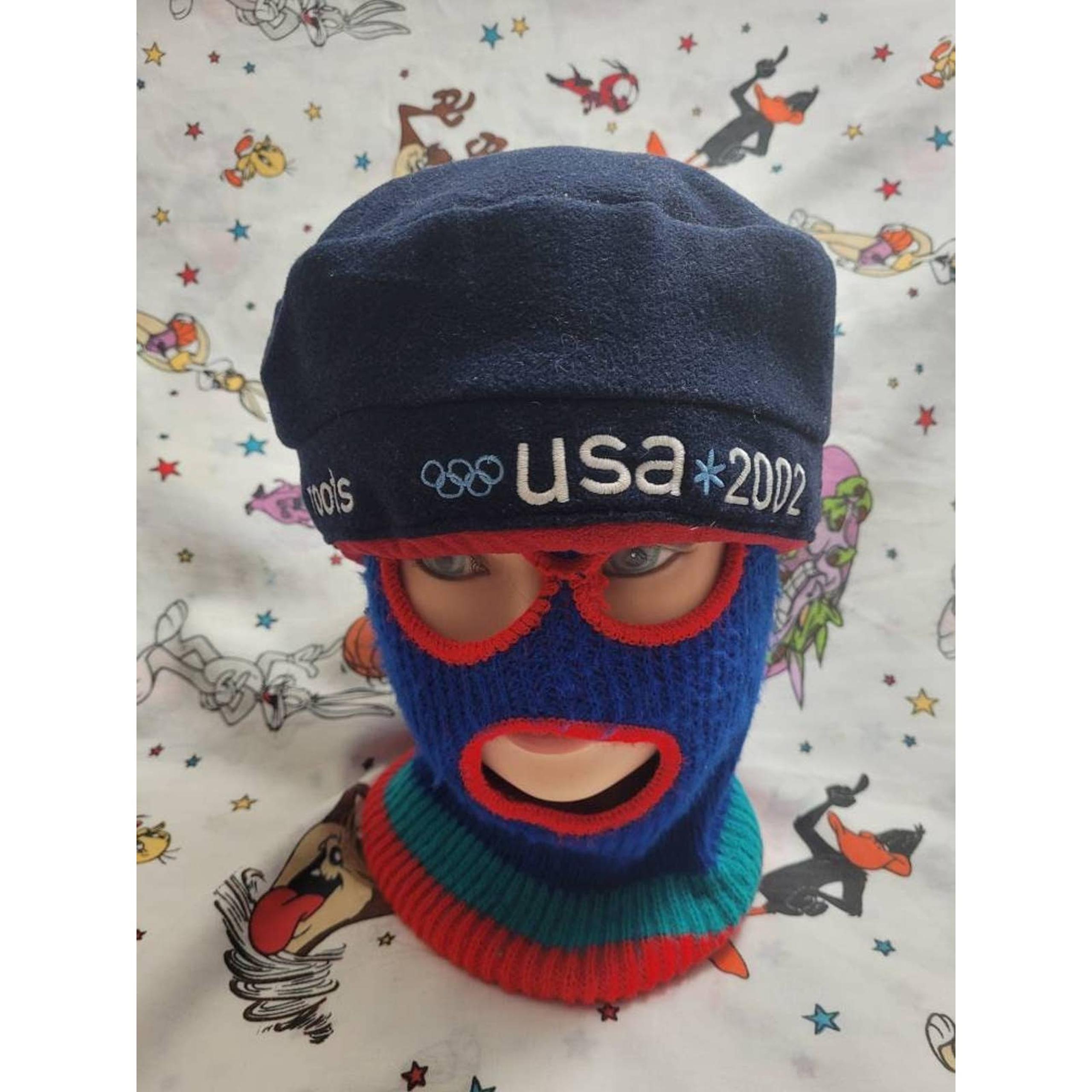 Vtg Roots USA Winter Olympics Hat 2002 Salt Lake City