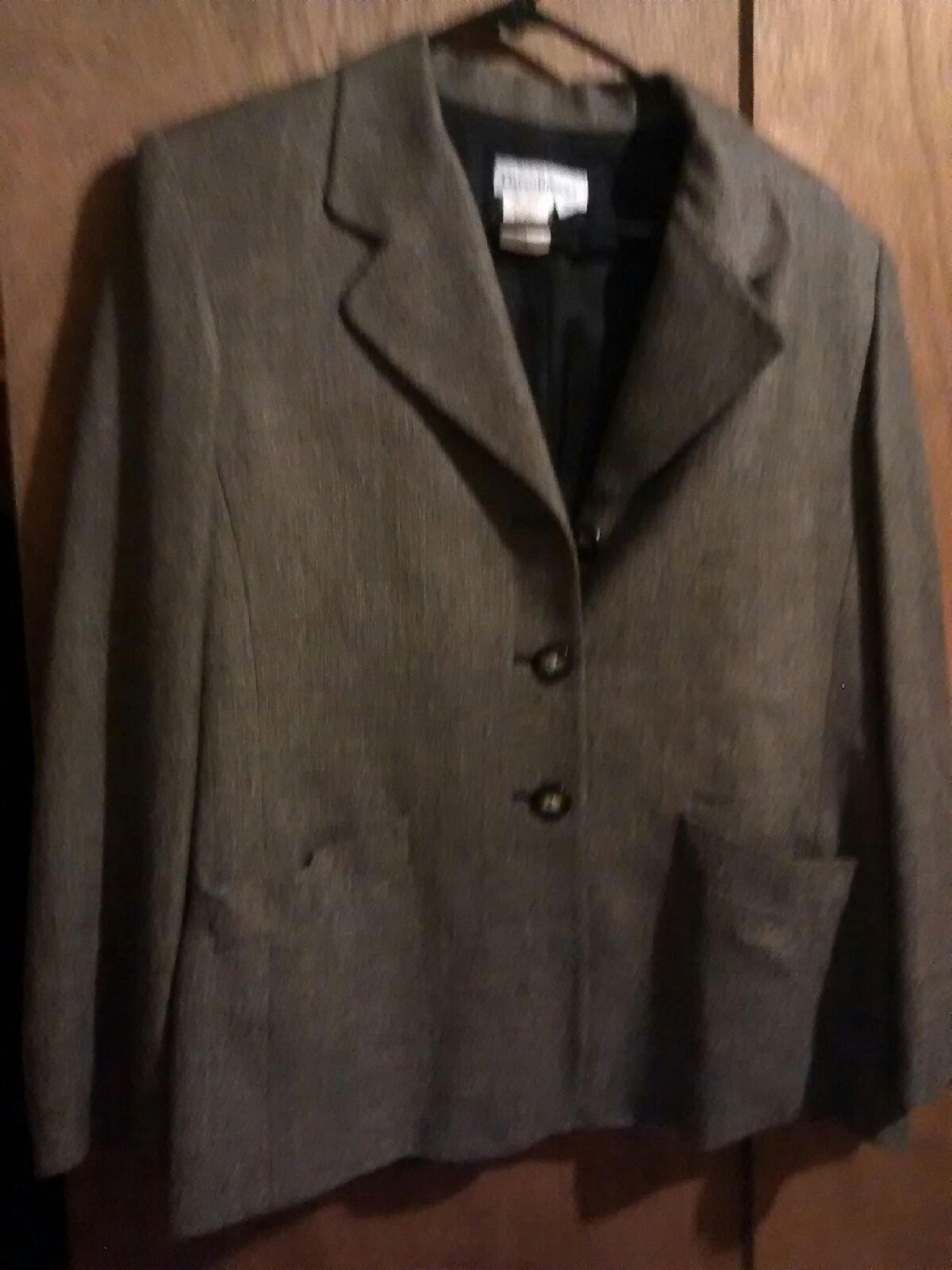David Brooks gray Blazer size 8
