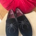 Zoe Embellished Spider Loafer in Black marc jacobs eu 36 womens 5 goth punk emo