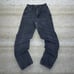 Vintage Wrangler Jeans Smoke Black Wash Work Wear Denim Made in USA Baggy 90s